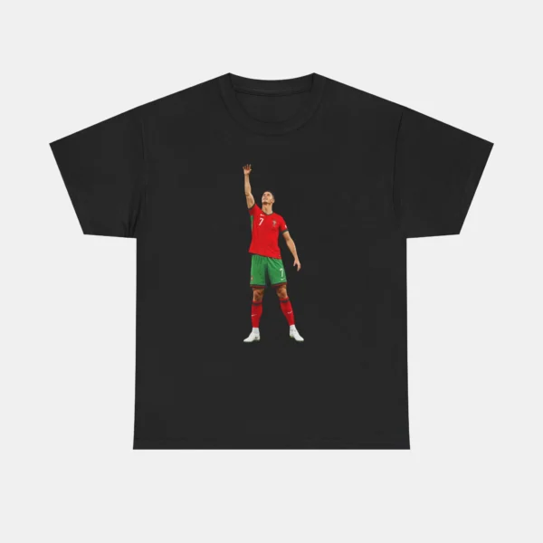 Cristiano Ronaldo Portugal Reaching Sky Celebration Shirt