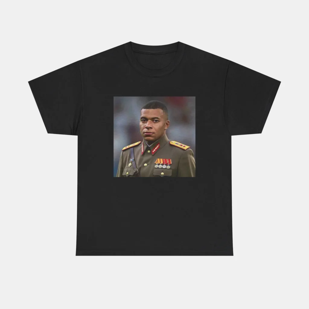 Dictator Kylian Mbappe Military Uniform Tee