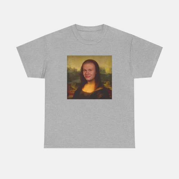 Erling Haaland Meme Mona Lisa Shirt