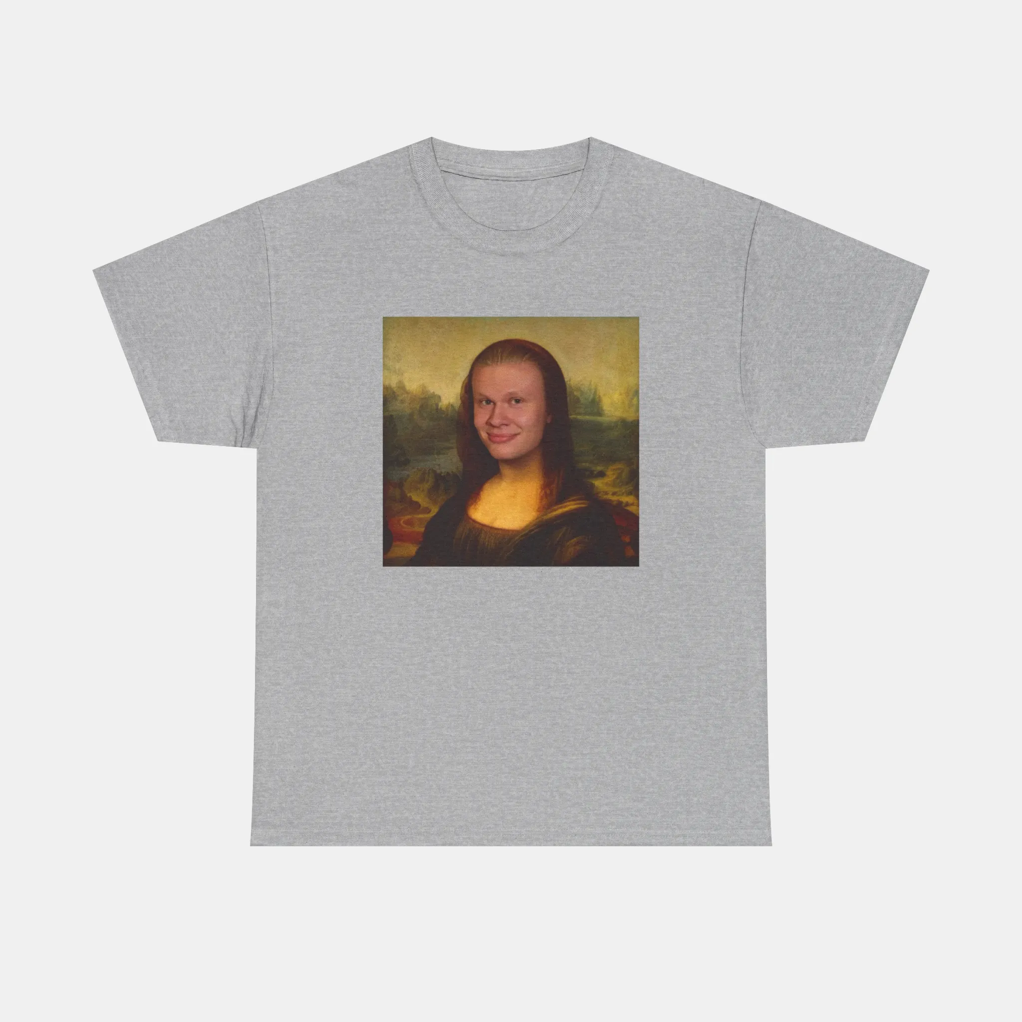 erling-haaland-meme-mona-lisa-shirt Erling Haaland Meme Mona Lisa Shirt