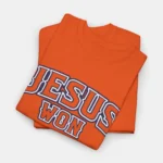 Jesus Won Mike Trout Shirt Close-Up