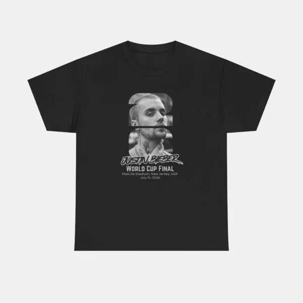 Justin Bieber 2026 World Cup Final Half Time Concert Shirt
