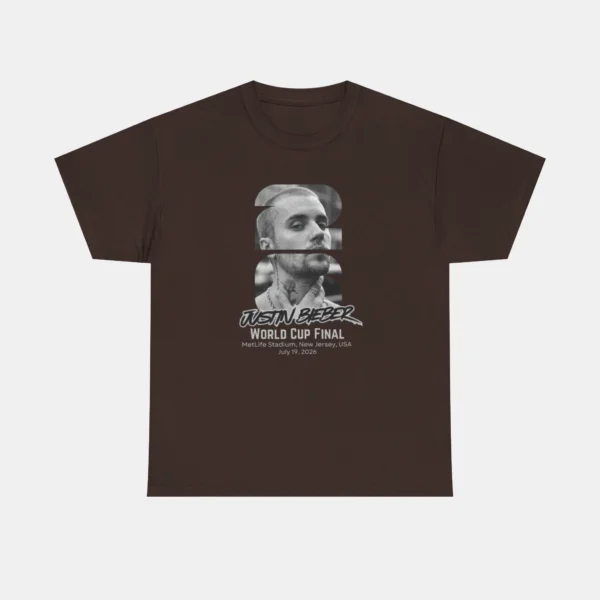 Justin Bieber 2026 World Cup Final Half Time Concert tee