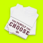 Grizzlies The Family You Choose Shirt Close-up