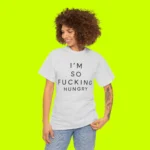 I'm So Fucking Hungry Kim Minjeong Winter Shirt Women