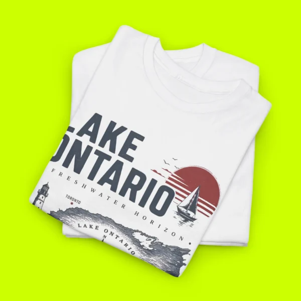 Lake Ontario Est 1615 T-Shirt Close-up