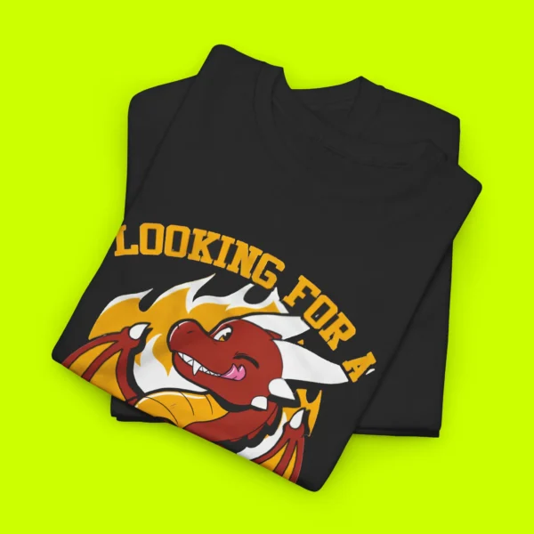 looking for a dragon to diet shirt Close-up
