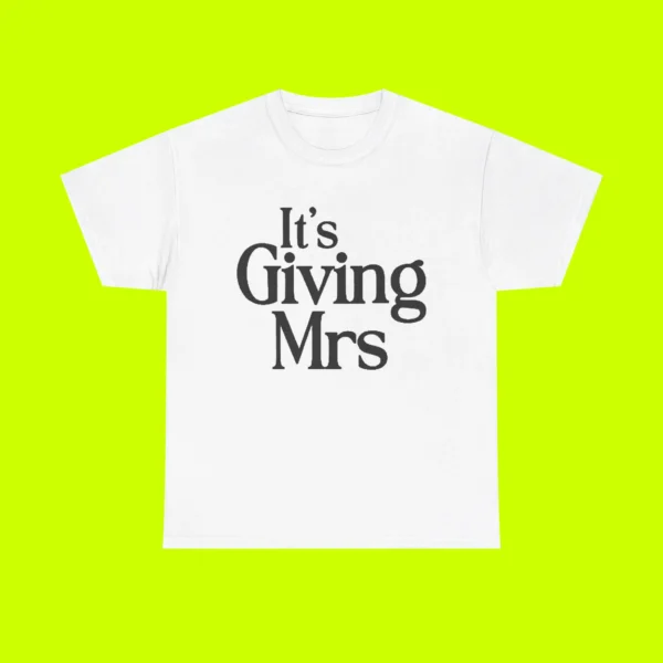Meghan Markle It's Giving Mrs Shirt