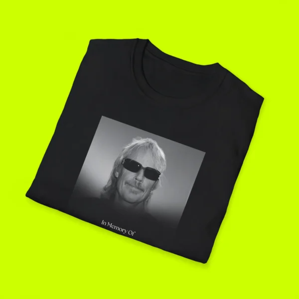 RIP Frank Beard Shirt Close-up