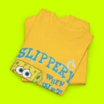 SpongeBob Slippery When Wet Shirt Close-up