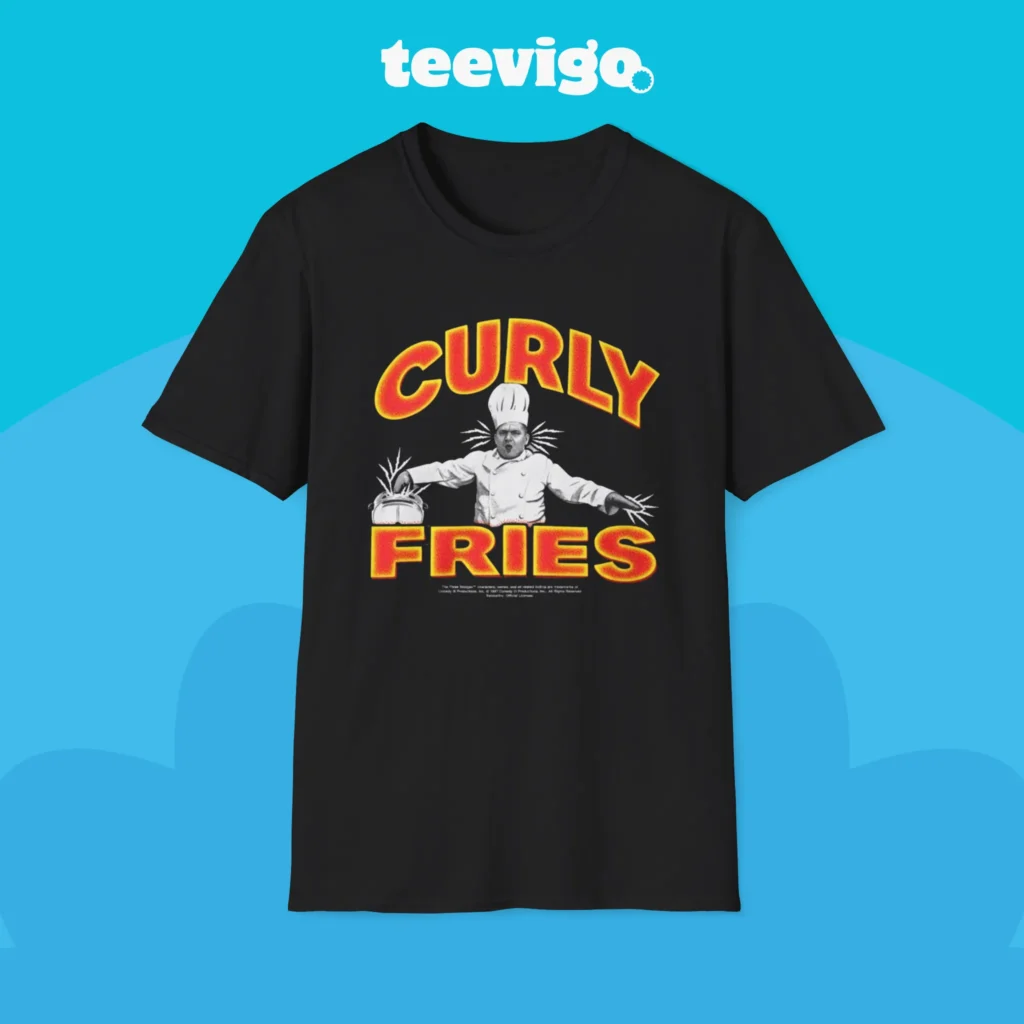 90s The Three Stooges CURLY FRIES Shirt