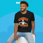 90s The Three Stooges CURLY FRIES Shirt Men