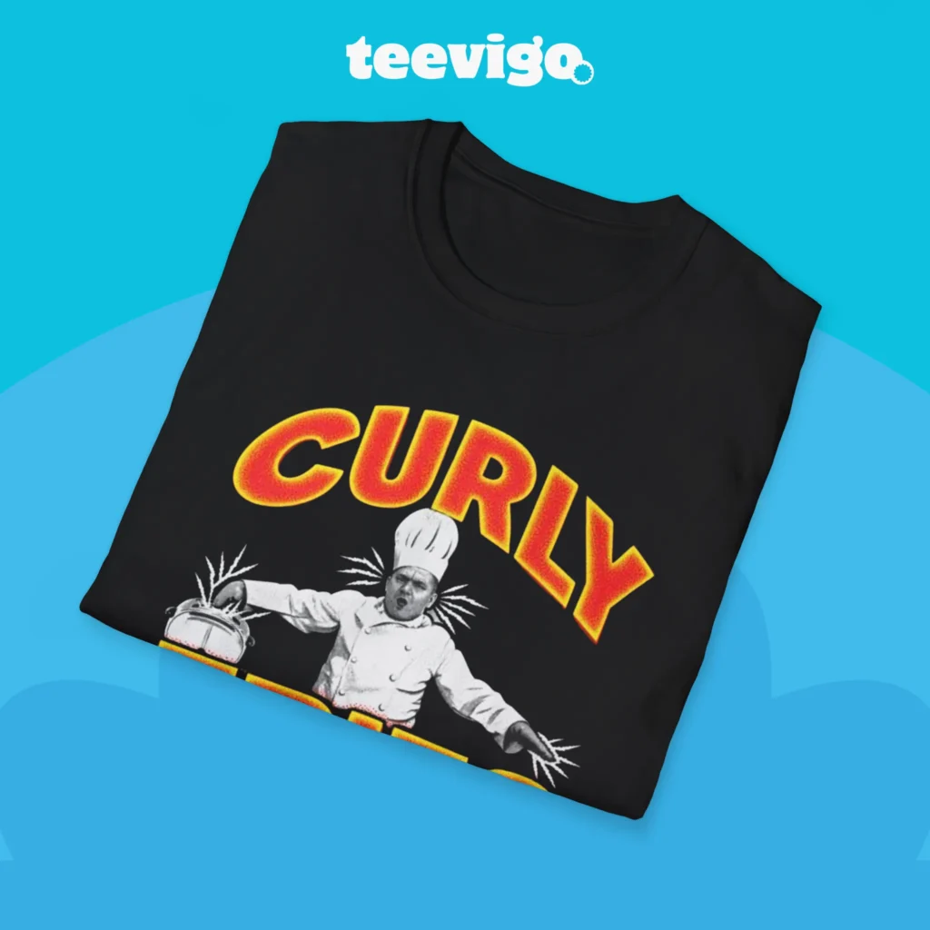 90s The Three Stooges CURLY FRIES Tee