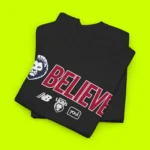 Brisbane Lions Believe 2026 AFL Grand Finalist Shirt Close-up