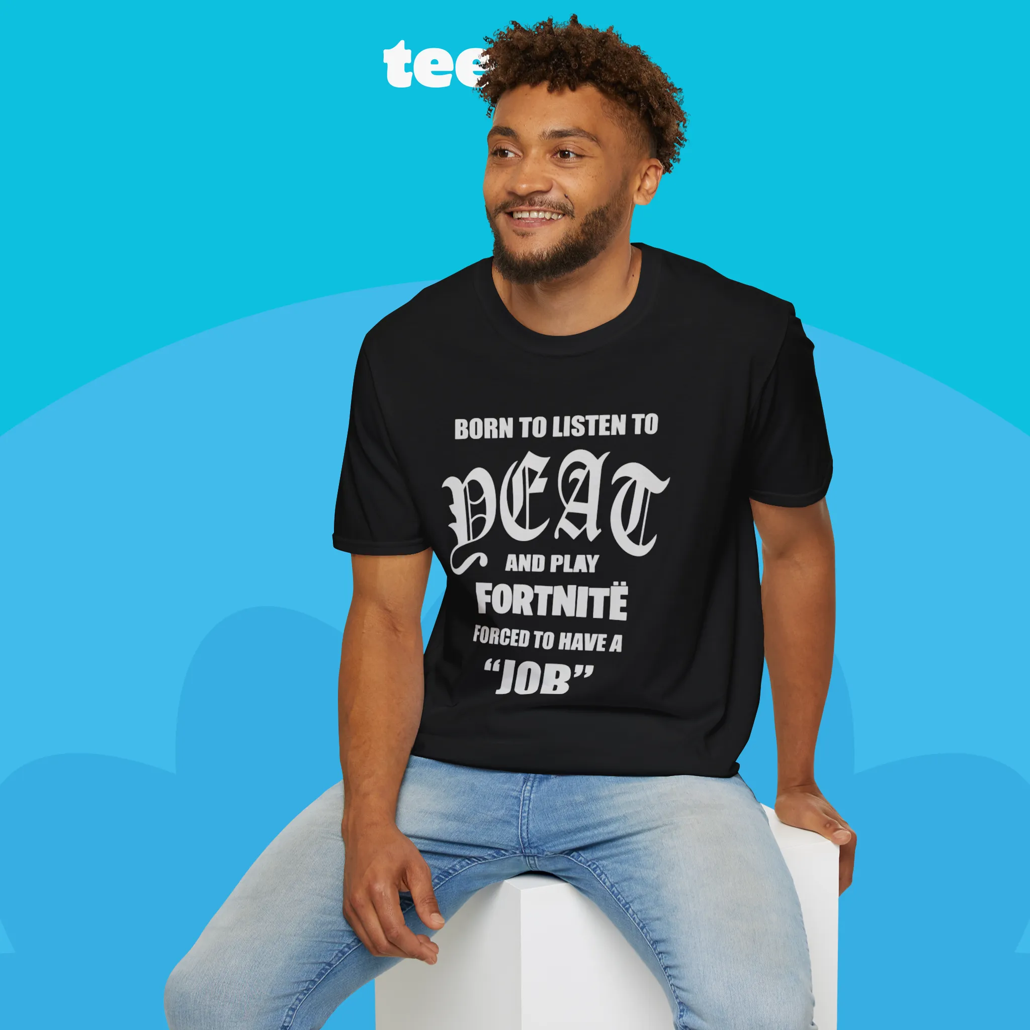 Born To Listen To Yeat And Play Fortnite Shirt Men