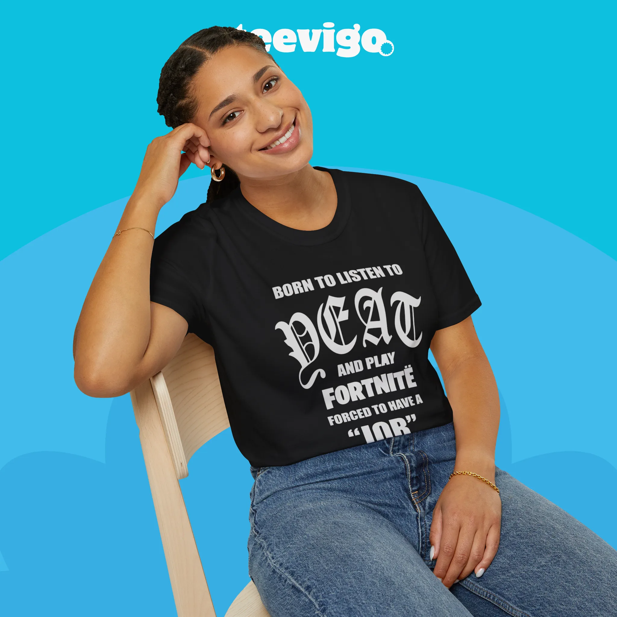 Born To Listen To Yeat And Play Fortnite Shirt Women